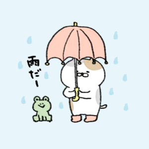 梅雨のゆるいフリーイラスト素材まとめ☆配布物やおたより・ビジネス（商用）にも♪