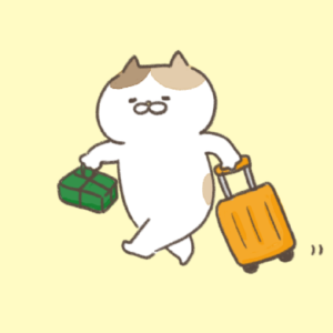 かわいい＆ゆるいイラスト素材【旅行・帰省】ビジネス（商用一部可）にも♪