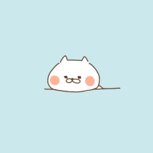 めんどくさい・だるい・やる気ない態度をとるゆるい動物イラスト素材