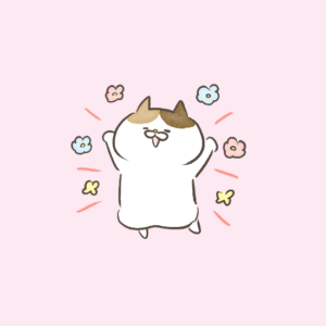 喜ぶ・はしゃぐ・テンションが高い動物のゆるいフリーイラスト素材♪