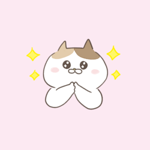 感動してうるうるする・キラキラお目目のかわいい動物イラストフリー素材♪